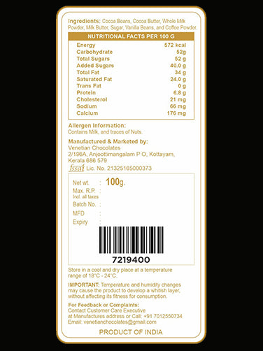Coffee Milk Chocolate