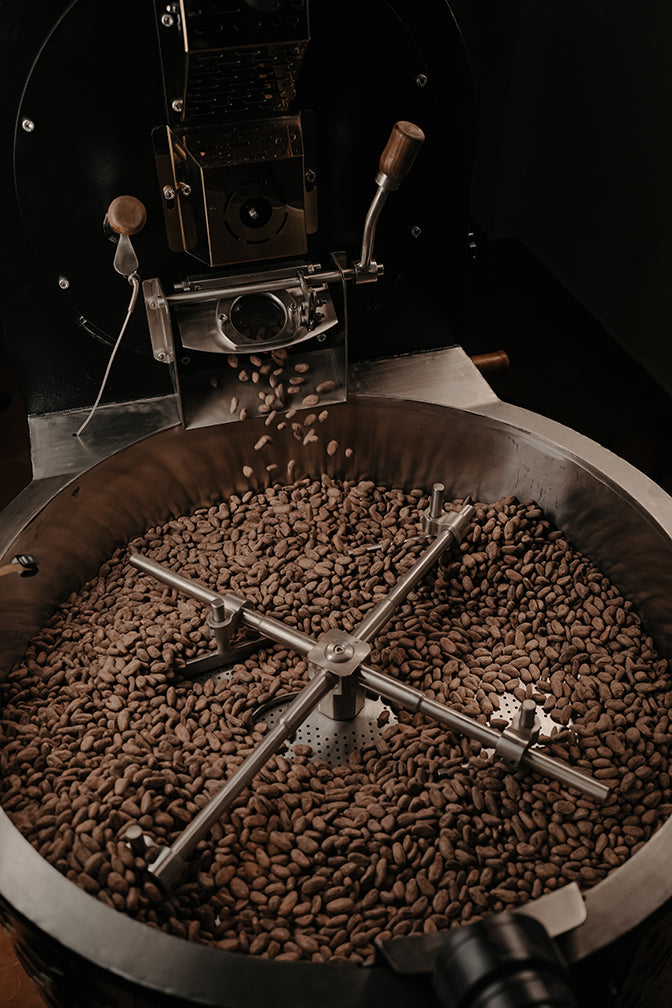 Precision roasting in the cocoa roaster machine